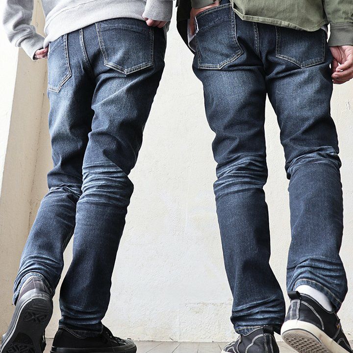 デニム パンツ レディース メンズ ストレッチ ユーズド ウォッシュ