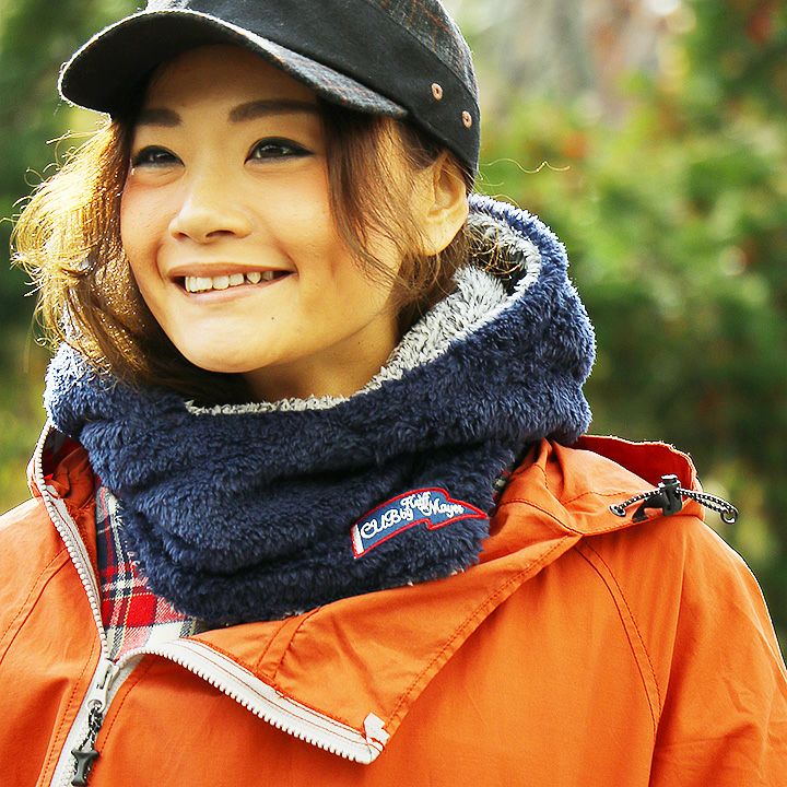 ニンジャリン ほっかむり リバーシブル フード ネックウォーマー