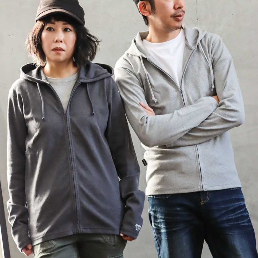 MILESixTONES ジップアップパーカー AVIREX アヴィレックス パーカー ジップパーカー ジップアップ