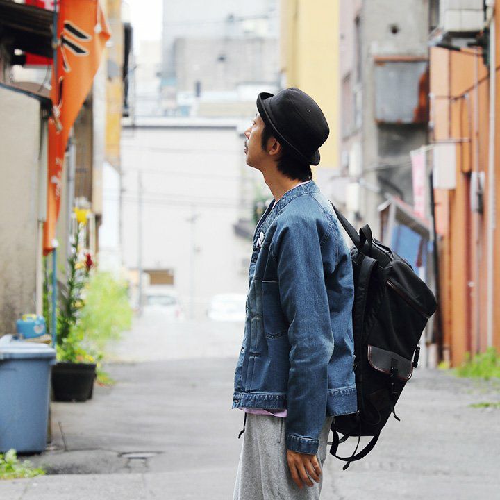 ブルート) BLUETO Gジャン ジャケット デニム ノーカラー 「ストレッチ