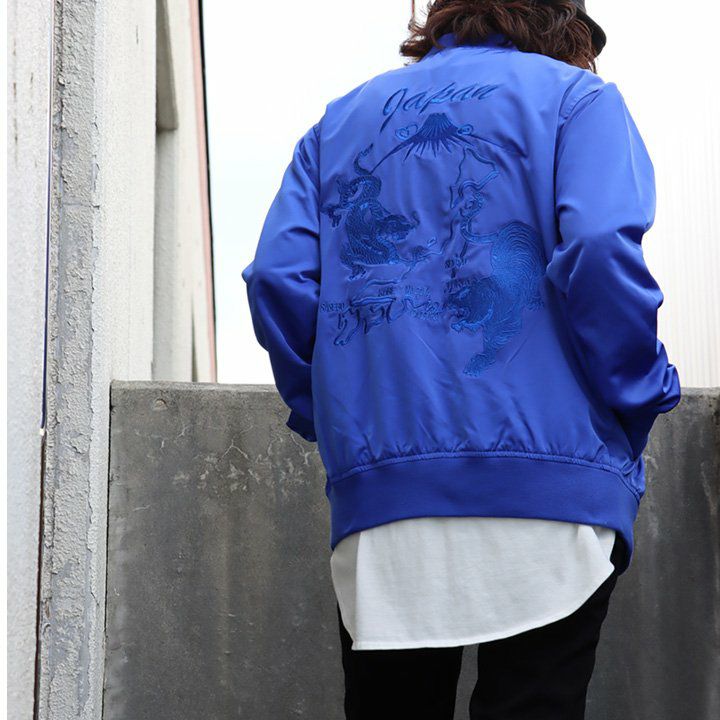 オーバーサイズ ブルゾン スカジャン ♂XL 50%OFF【CAMBIO(カンビオ)】 オーバーサイズスカジャン | CAMBIO カンビオ