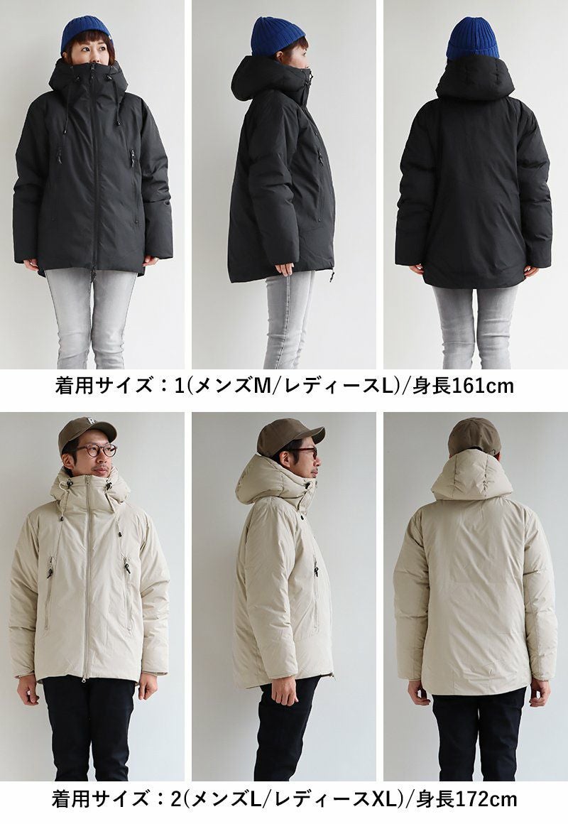 アウター ダウン ジャケット メンズ レディース ナイロン100％ 撥水 
