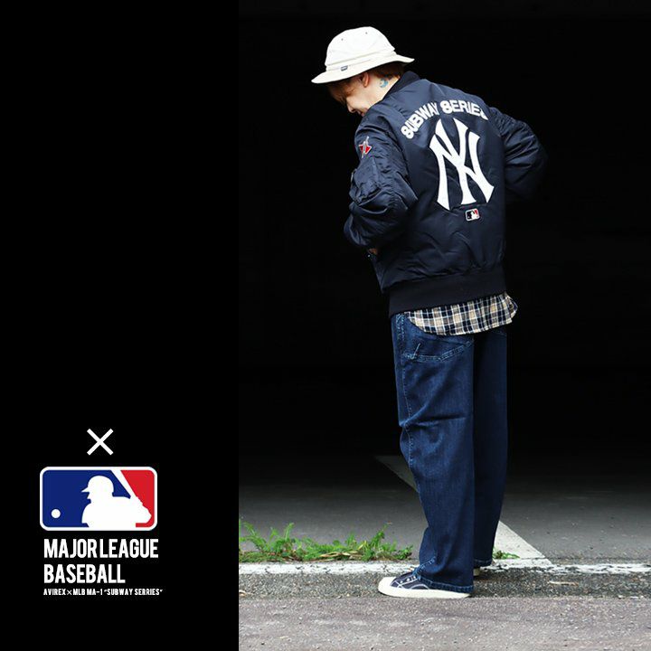 AVIREX×MLB アウター ジャケット MA-1 リバーシブル メジャーリーグ