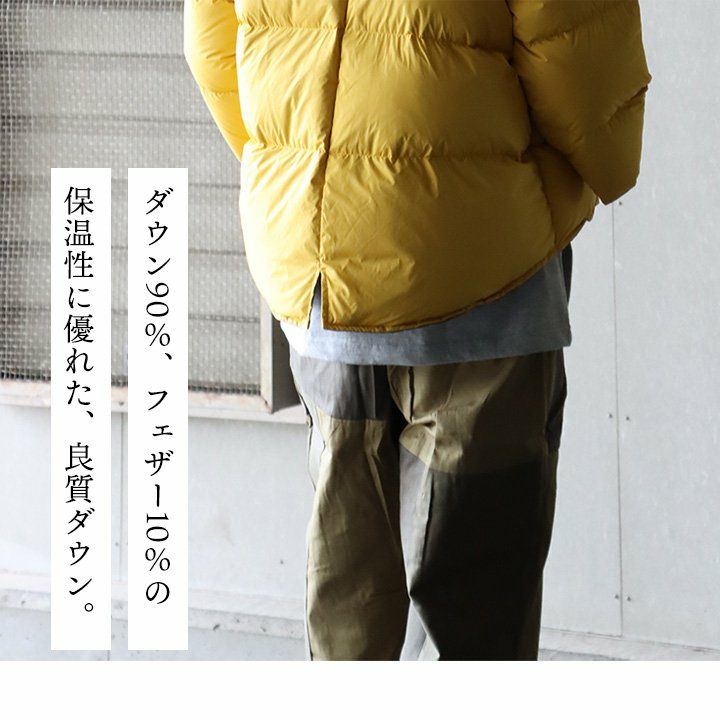 SLOW HANDS スローハンズ アウター ダウンジャケット ハイネック
