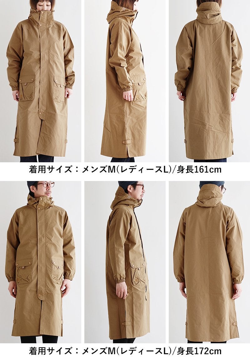 ベンチコート メンズ レディース 春 薄手 コットン ナイロン ロング