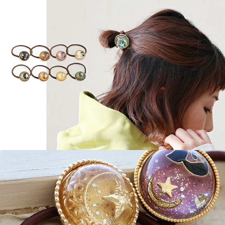 メール便01】 ヘアゴム ヘアブレス ブレスレット ヘア アクセサリー 髪