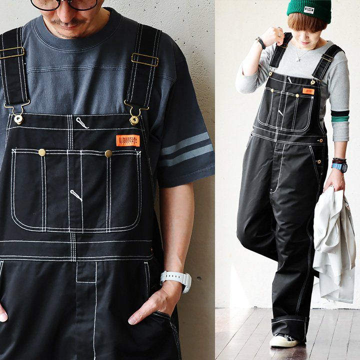 オーバーオール サロペット ワイド ストレート メンズ レディース