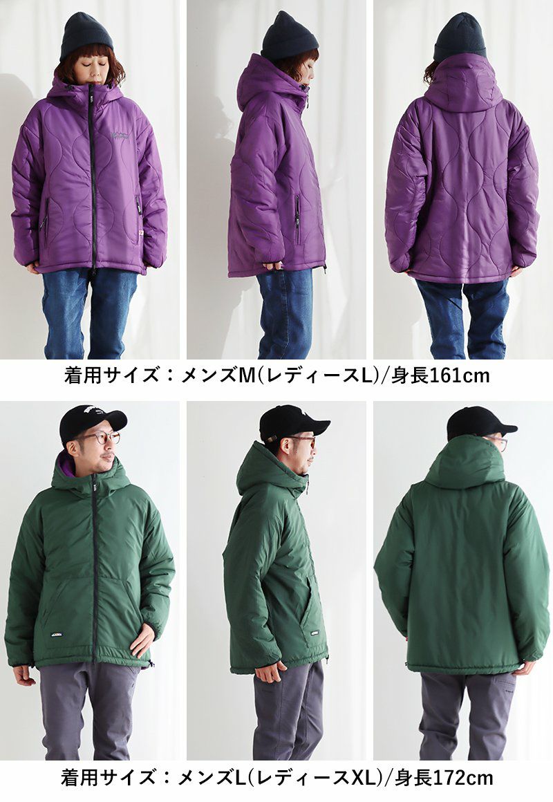 【MOONSTONE】中綿 ナイロンジャケット 〈グリーン〉 MOONSTONE（ムーンストーン）からGORE-TEX NYLON MOUNTAIN PARKA