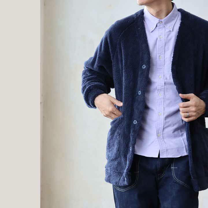 Johnbull ジョンブル カーディガン メンズ レディース 長袖 Vネック 