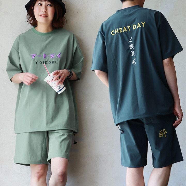 セットアップ Tシャツ ショートパンツ メンズ レディース クルーネック