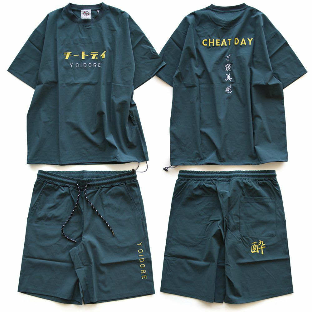 セットアップ Tシャツ ショートパンツ メンズ レディース クルーネック