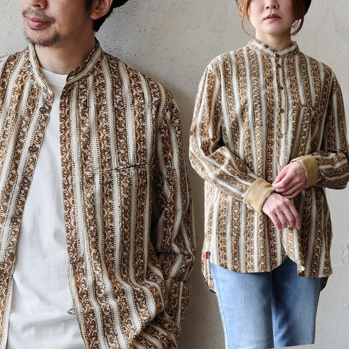 Slow Hands スローハンズ L バンダナ パッチワークコート 男女兼用 楽天市場】SLOW HANDS スローハンズ コーチジャケット 長袖 メンズ