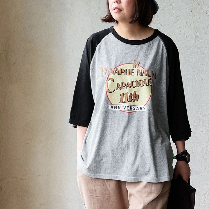 Tシャツ 5分袖 レディース ラグランスリーブ 薄手 配色切り替え