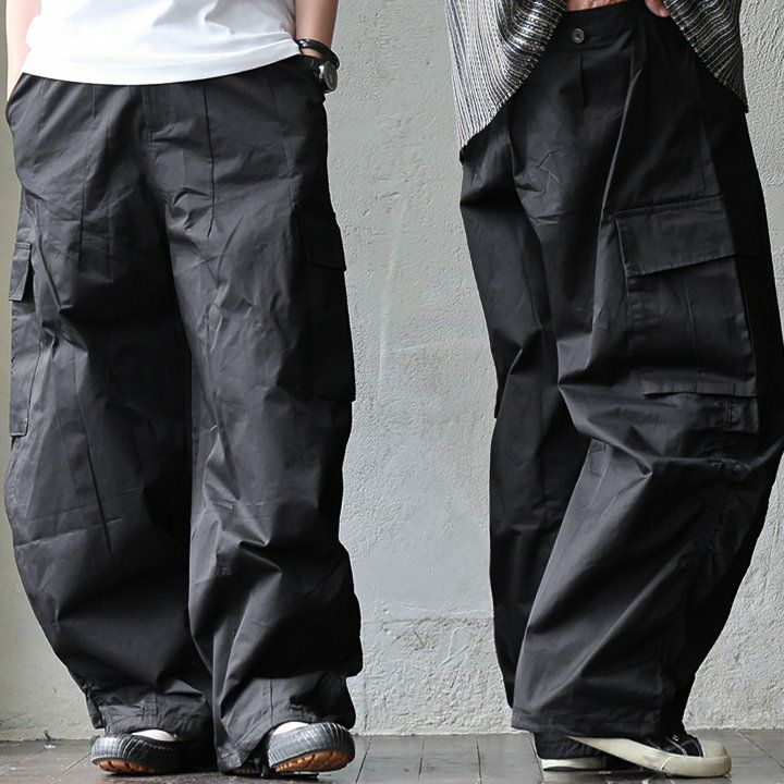 カーゴパンツ パンツ パラシュートパンツ メンズ レディース 高密度