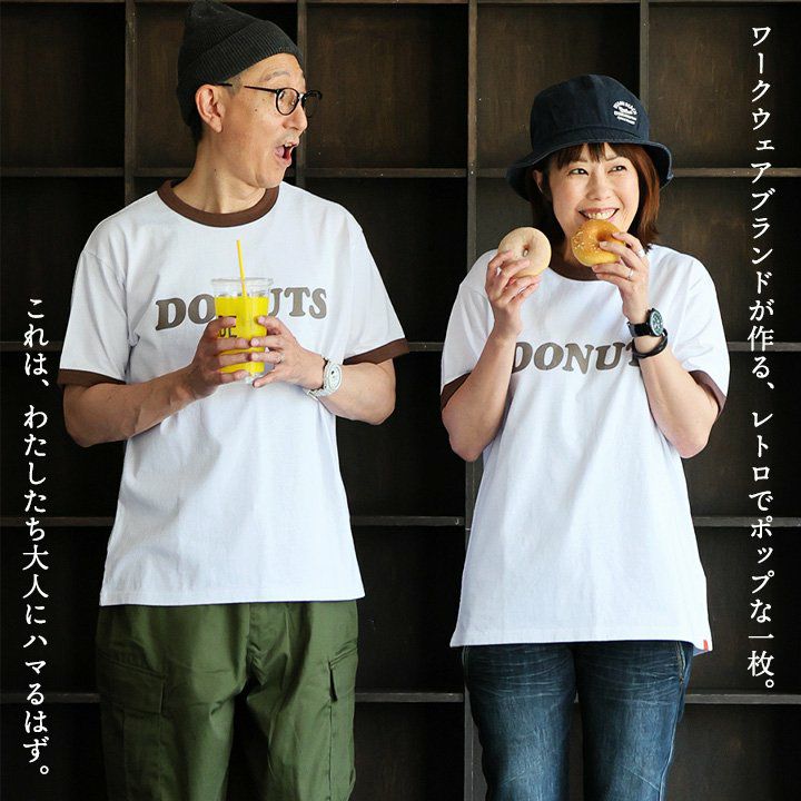 メール便50】 Tシャツ 半袖 リンガーT メンズ レディース クルー