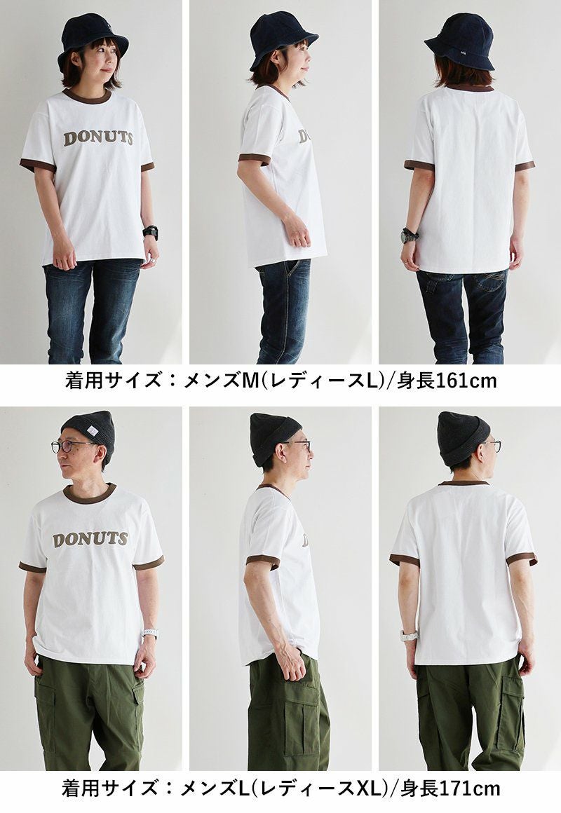 メール便50】 Tシャツ 半袖 リンガーT メンズ レディース クルー
