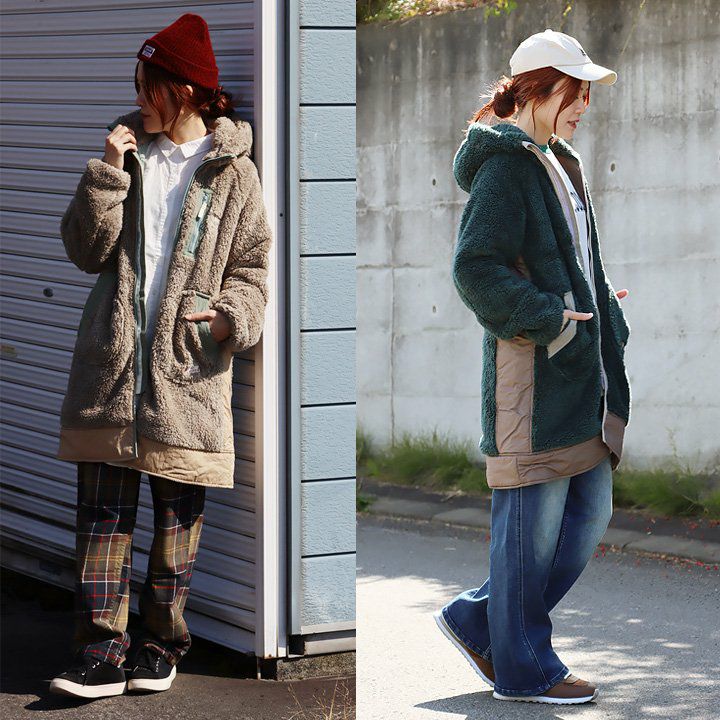 KRIFF MAYER クリフメイヤー 暖かい ボア ジャケット レディース