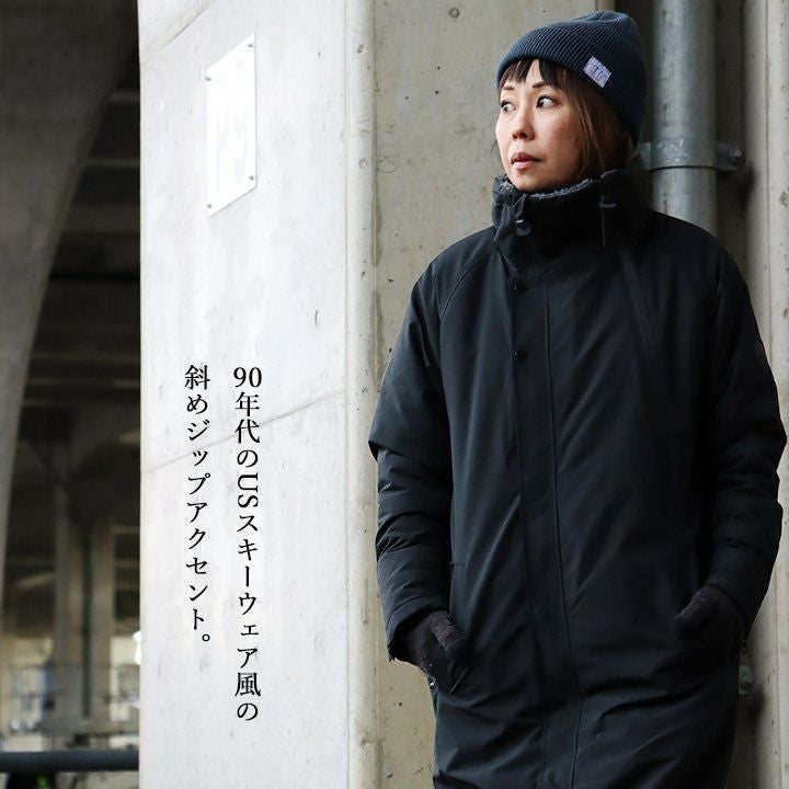 ベンチコート メンズ レディース 暖かい 裏ボア 撥水 防風 軽量 機能