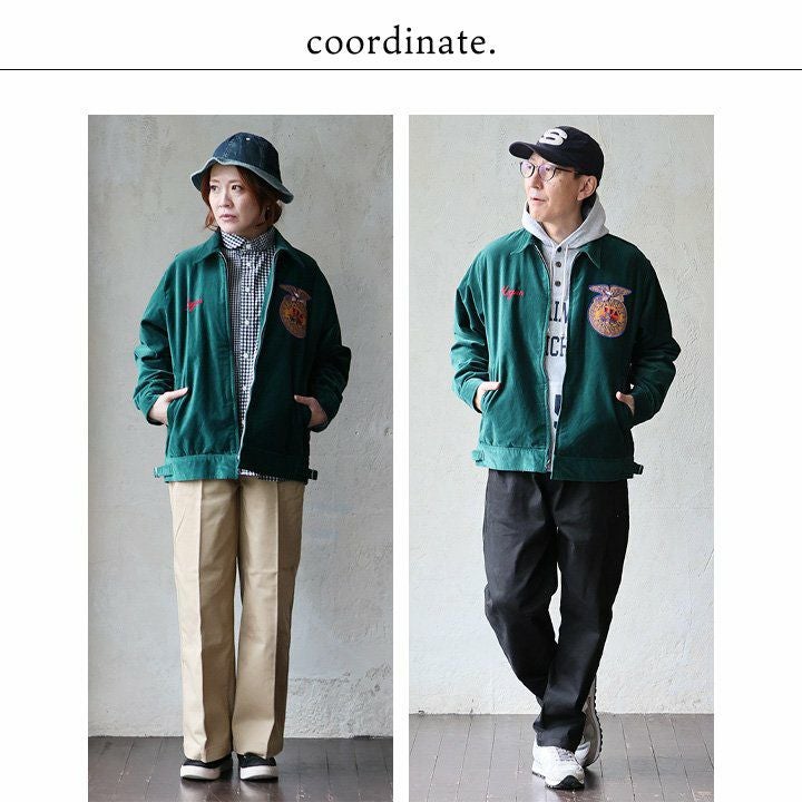 ジャケット FFAジャケット 長袖 メンズ レディース 別珍 綿100