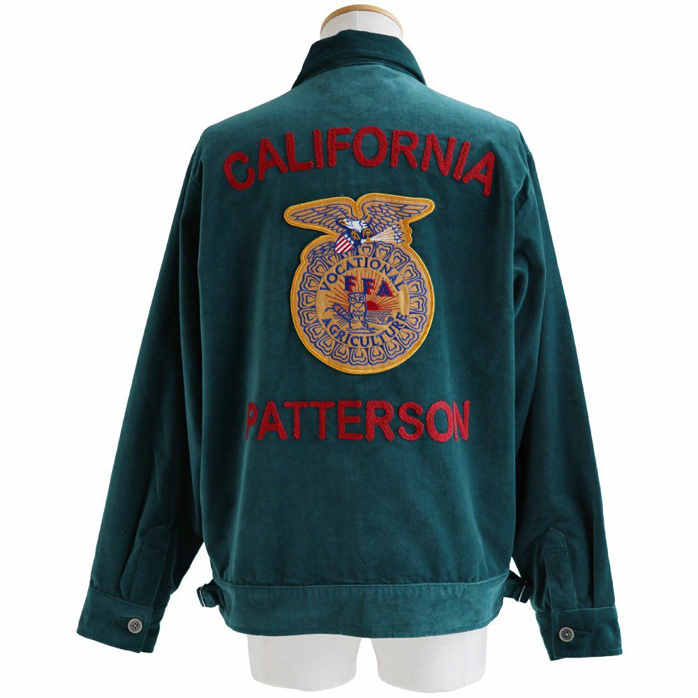 【クリーニング済み】wう17 NATIONAL FFA ジャケット　size40 ジャケット FFAジャケット 長袖 メンズ レディース 別珍 綿100