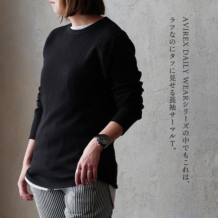 メール便50】 AVIREX アビレックス 長袖 tシャツ サーマル カットソー 