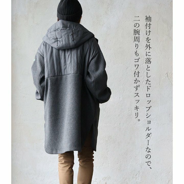 コート レディース 冬 着痩せ メルトンコート 裏地付き アウター 