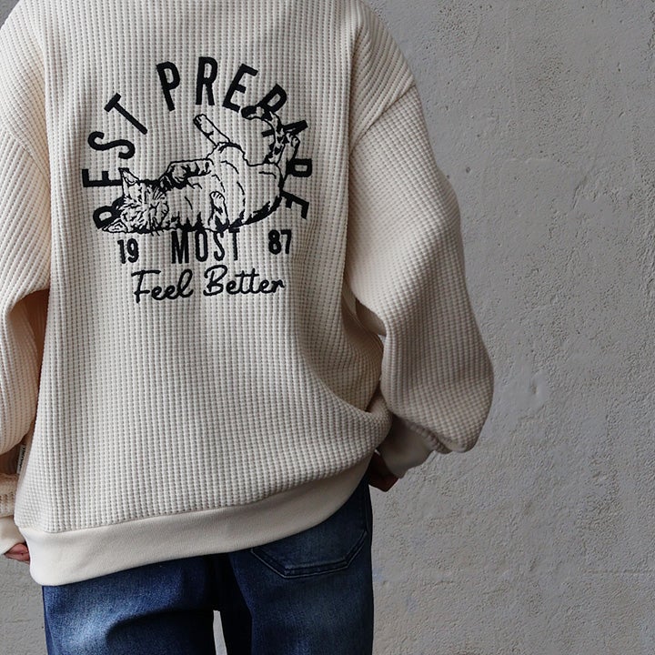 今期　peate スウェット　トレーナー PEATE ピート スウェット トレーナー SIZE：2☆FL1185 : スリフト