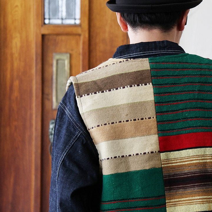 MR.REMAKEMAN ミスターリメイクマン ベスト メンズ レディース Vネック