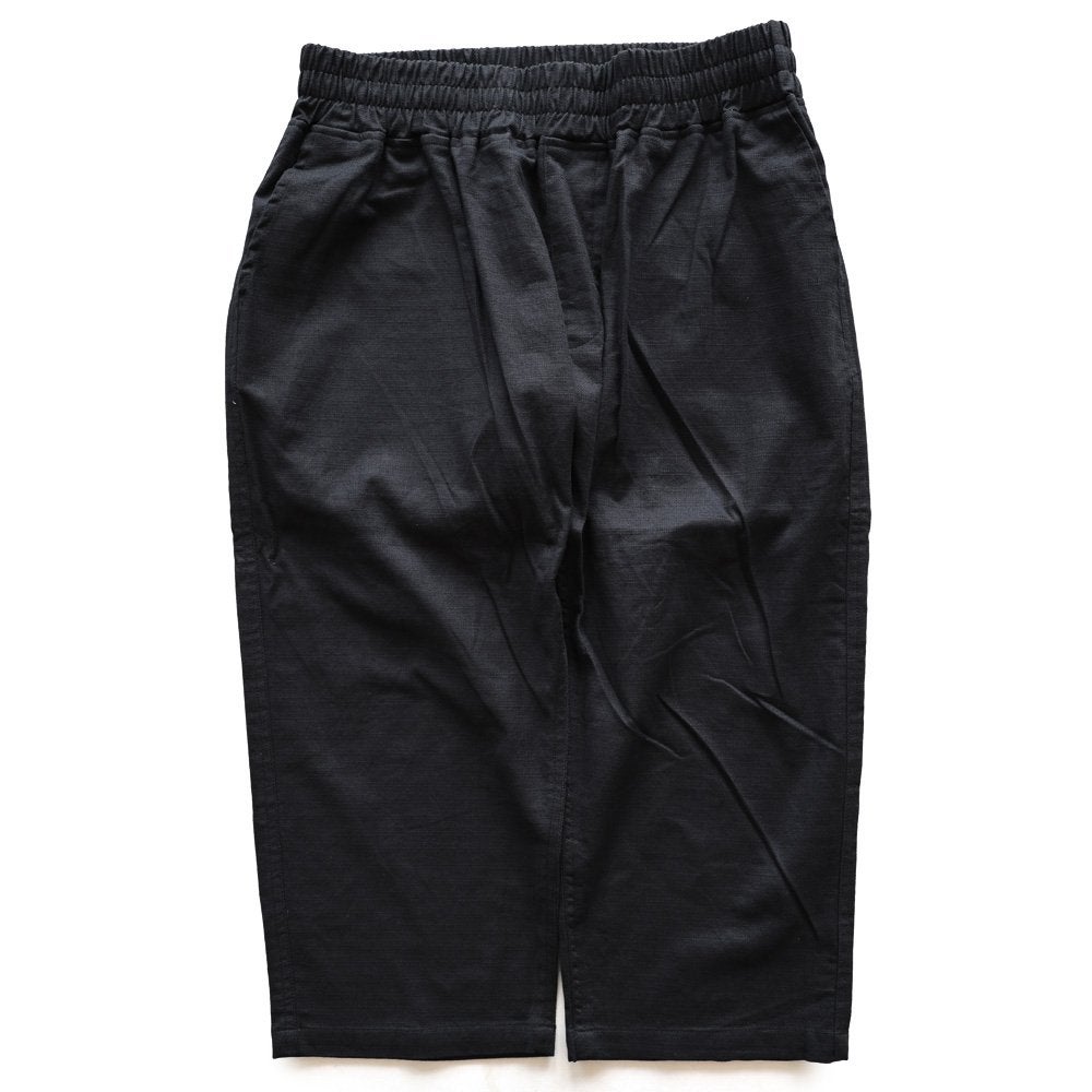 麻 クロップド パンツ シェフパンツ メンズ レディース 夏 涼しい