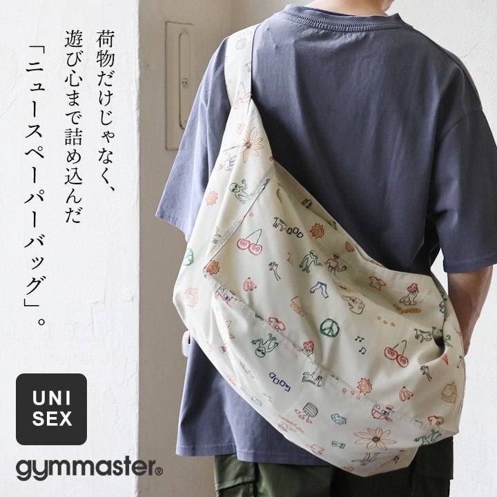 gym master ジムマスター ショルダーバッグ ニュースペーパーバッグ
