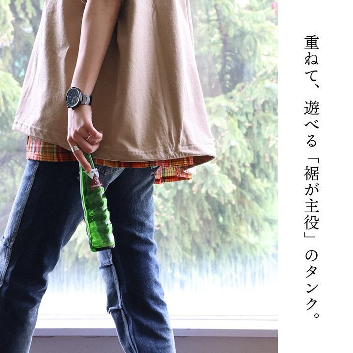 メール便25】 タンクトップ ノースリーブ レディース クルーネック 綿
