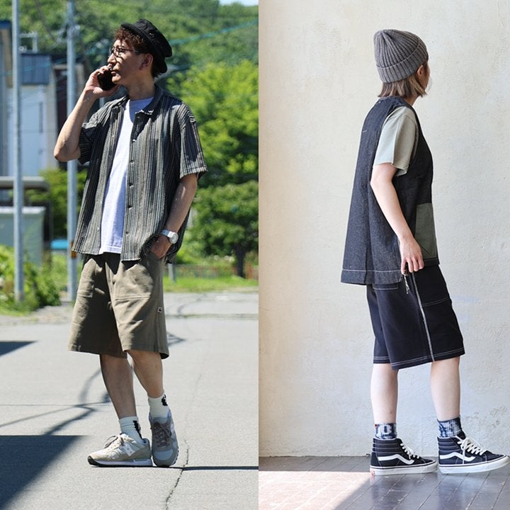 Duckster ダックスター ハーフパンツ ひざ丈 ハーフ メンズ レディース
