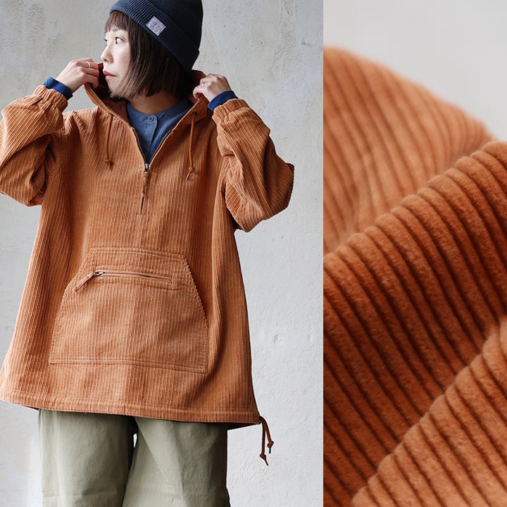 reddish brown アノラックパーカー アノラックパーカー パーカー 長袖 レディース ハーフジップ